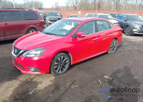 2017 Nissan Sentra Sr Turbo z USA, uszkodzony, nr VIN 3N1CB7AP9HY221659
